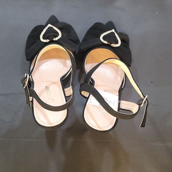 BRAND NEW FOREVER  FLOWER BOWNOT POINTED TOE HIGH HEEL STILETTO SANDAL - Picture 5 of 12